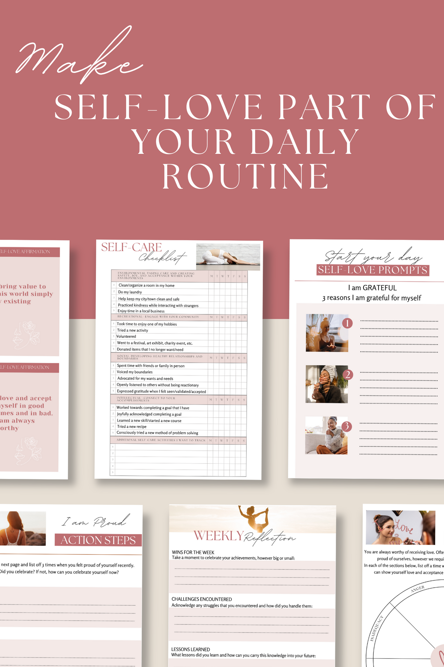 Easy to incorporate daily self-love practices