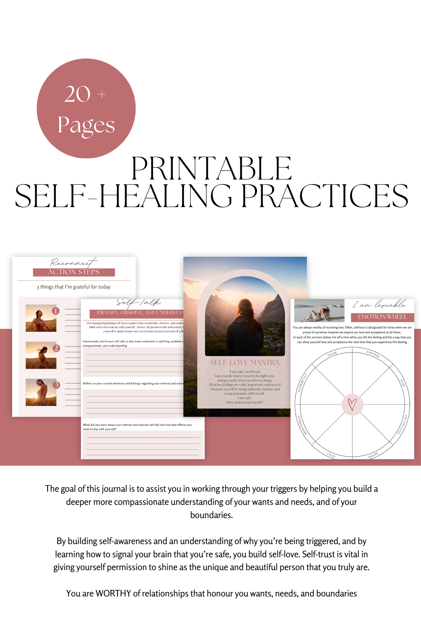 20 pages of self-healing practices