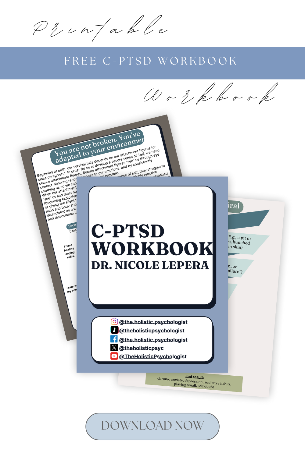 PTSD Self-healing workbook