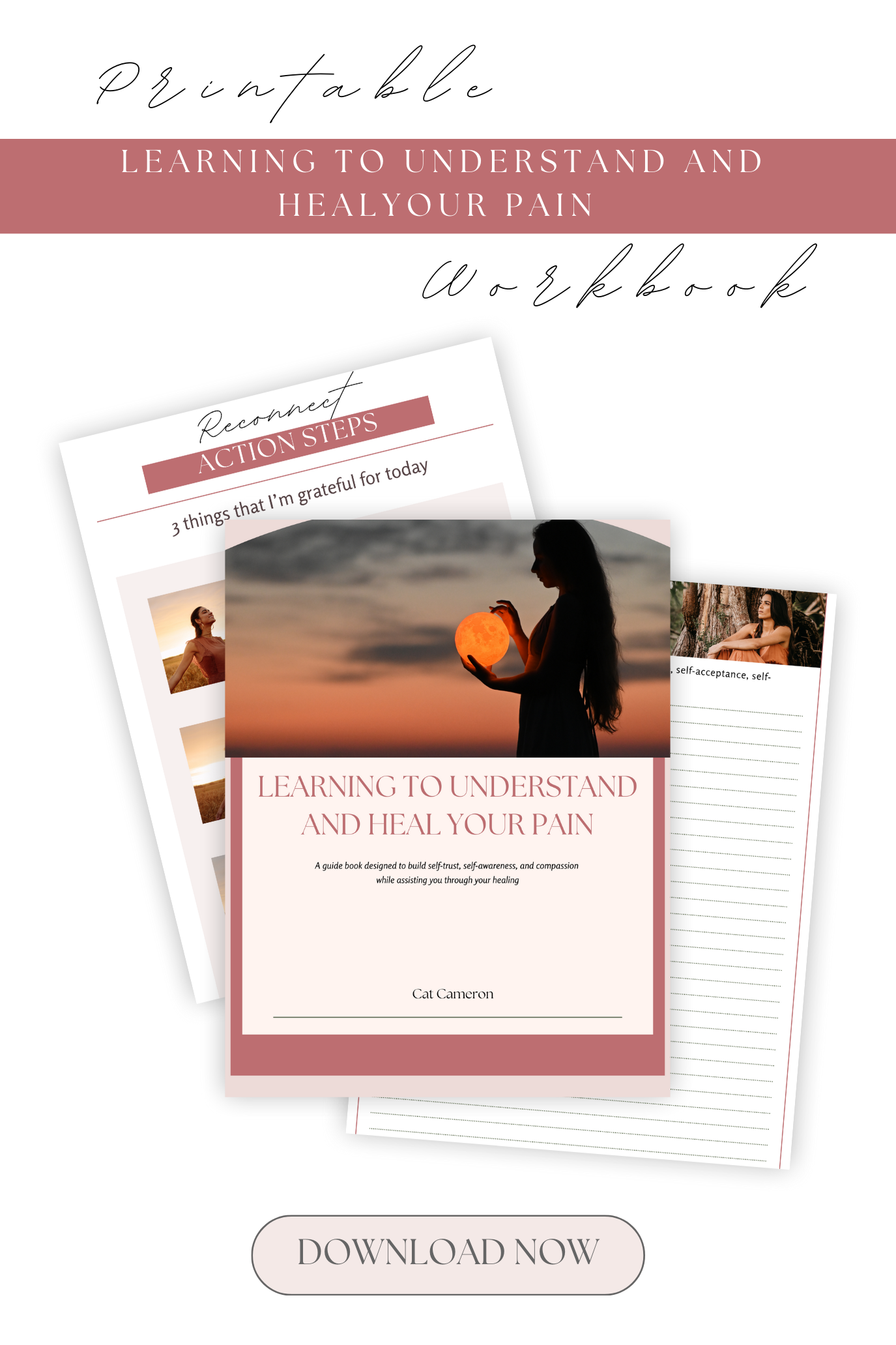 guided journal for healing and cultivating self-love