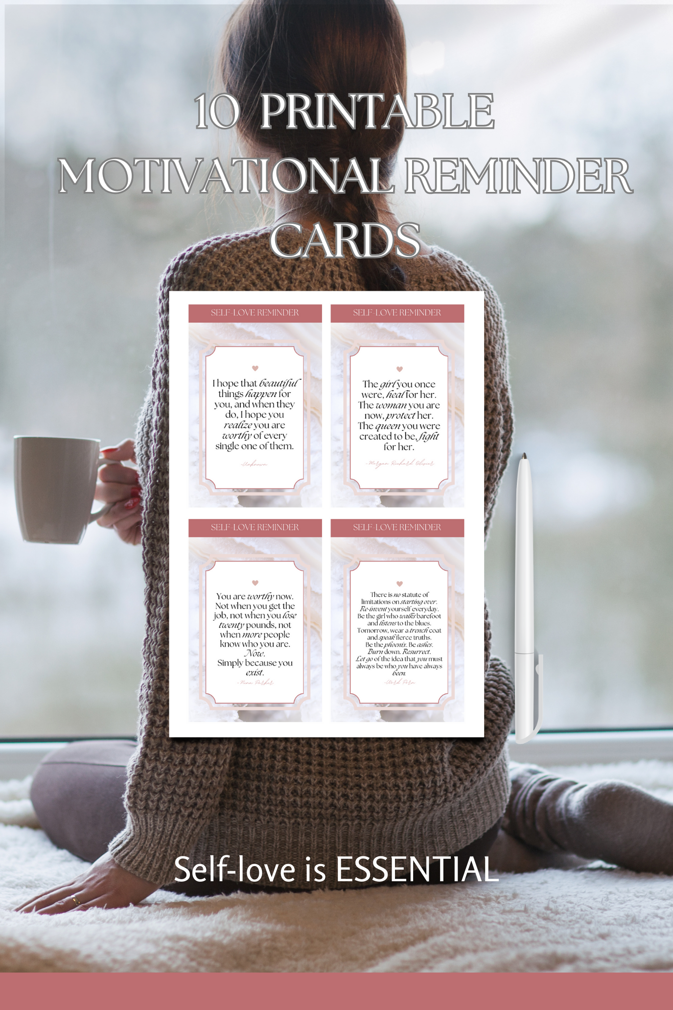 10 Printable Motivational Quote Cards