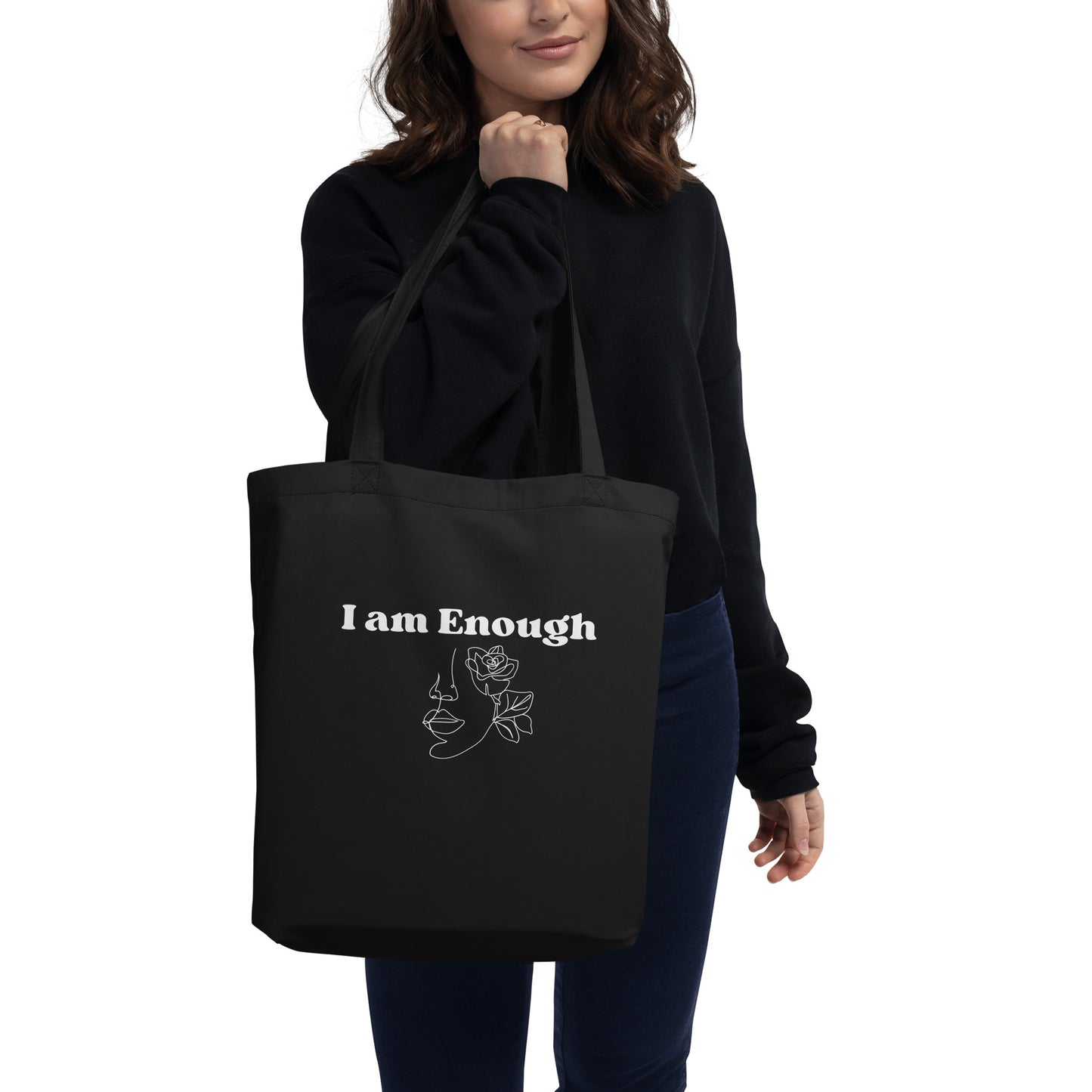 "I am Enough" Positive Affirmations Eco Tote Bag