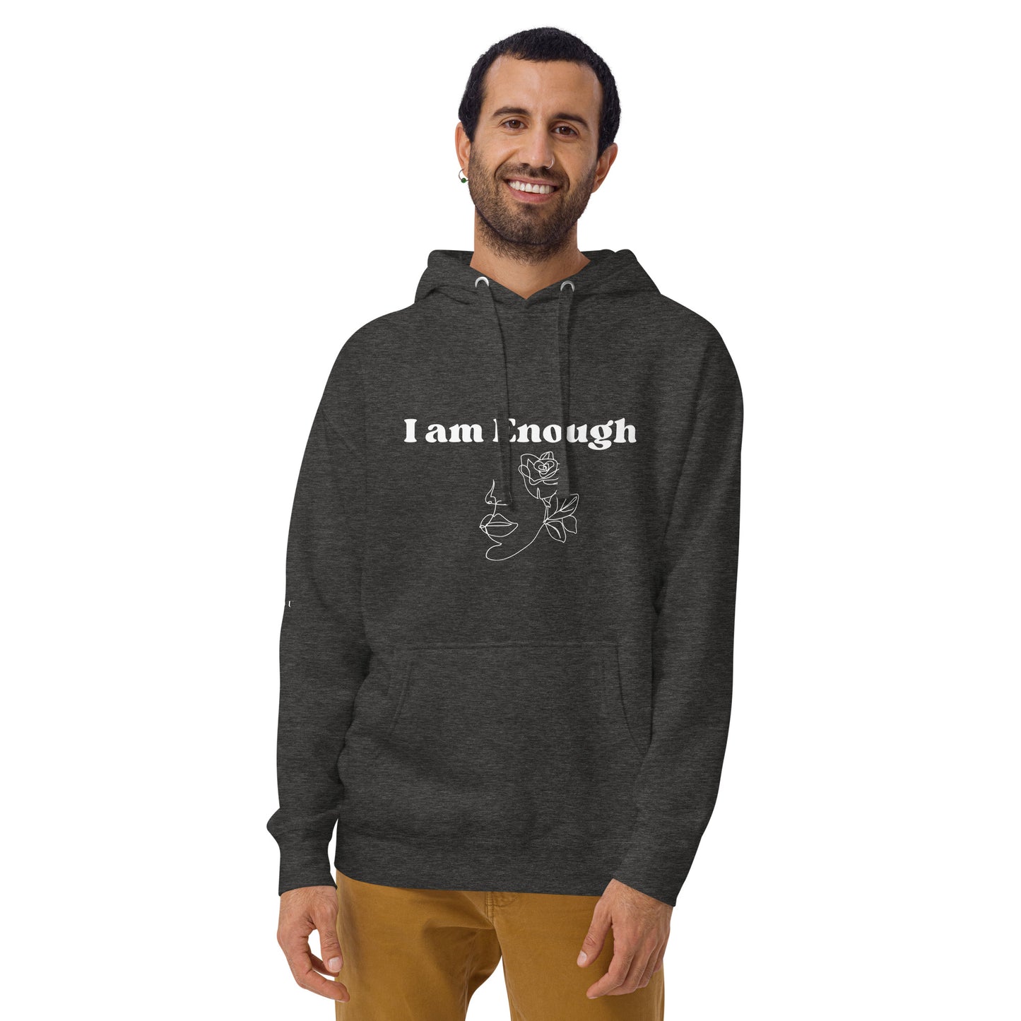 "I am Enough" Positive Affirmations Double Sided Unisex Hoodie