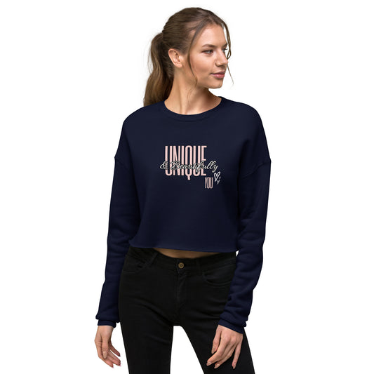 Unique & Beautifully You Crop Sweatshirt
