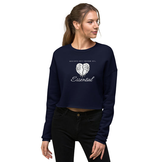 Self-Love is Essential Crop Sweatshirt