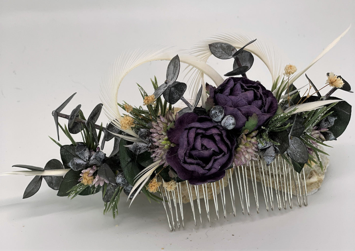 Intention setting royal beauty floral hair accessory
