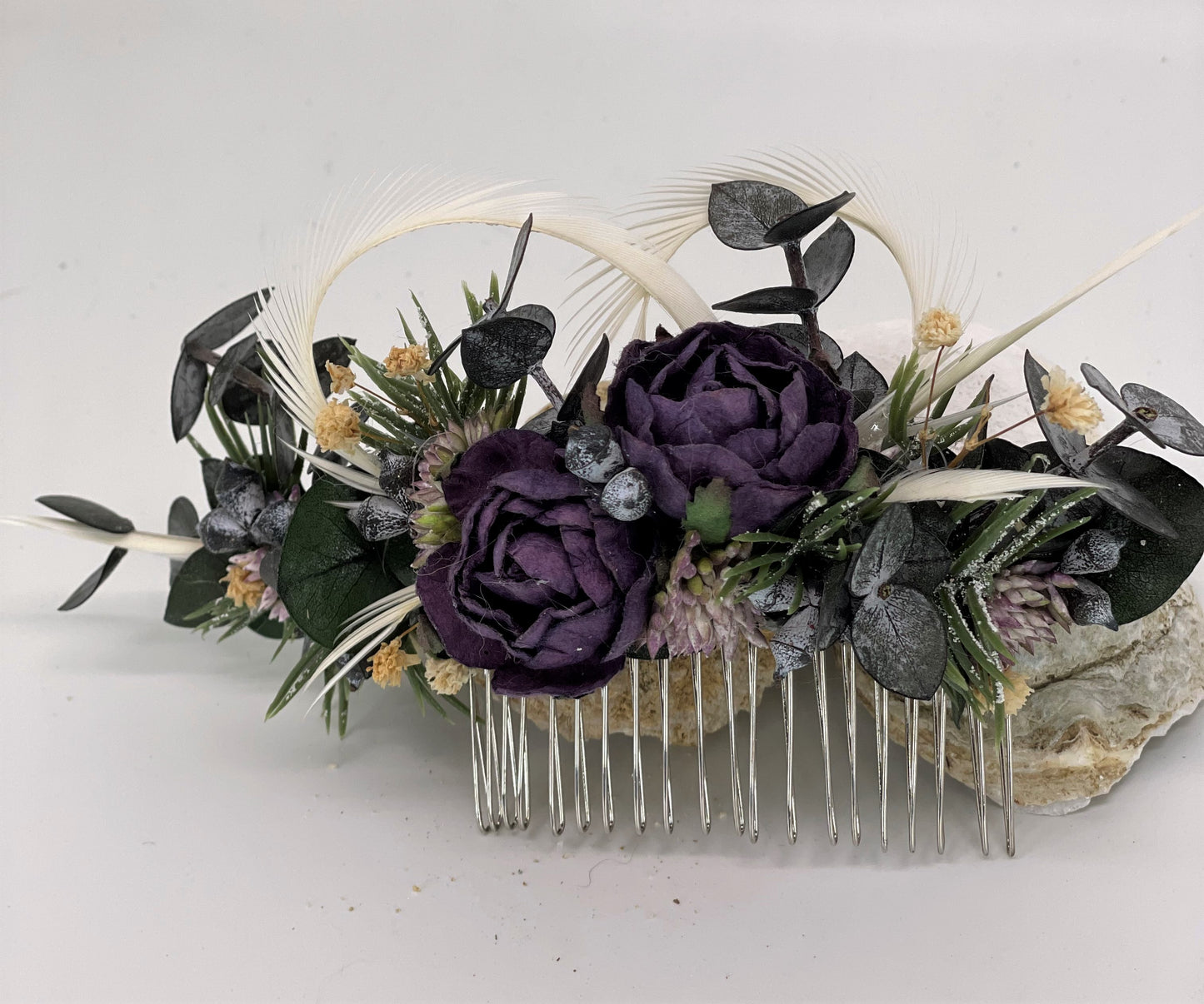 Intention setting royal beauty floral hair accessory