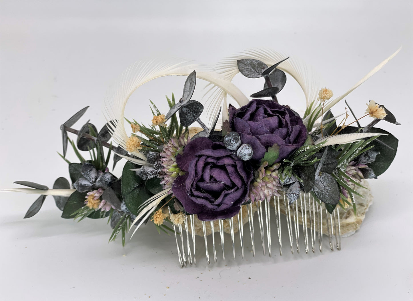 Intention setting royal beauty floral hair accessory