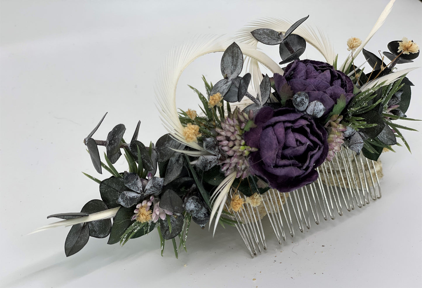 Intention setting royal beauty floral hair accessory