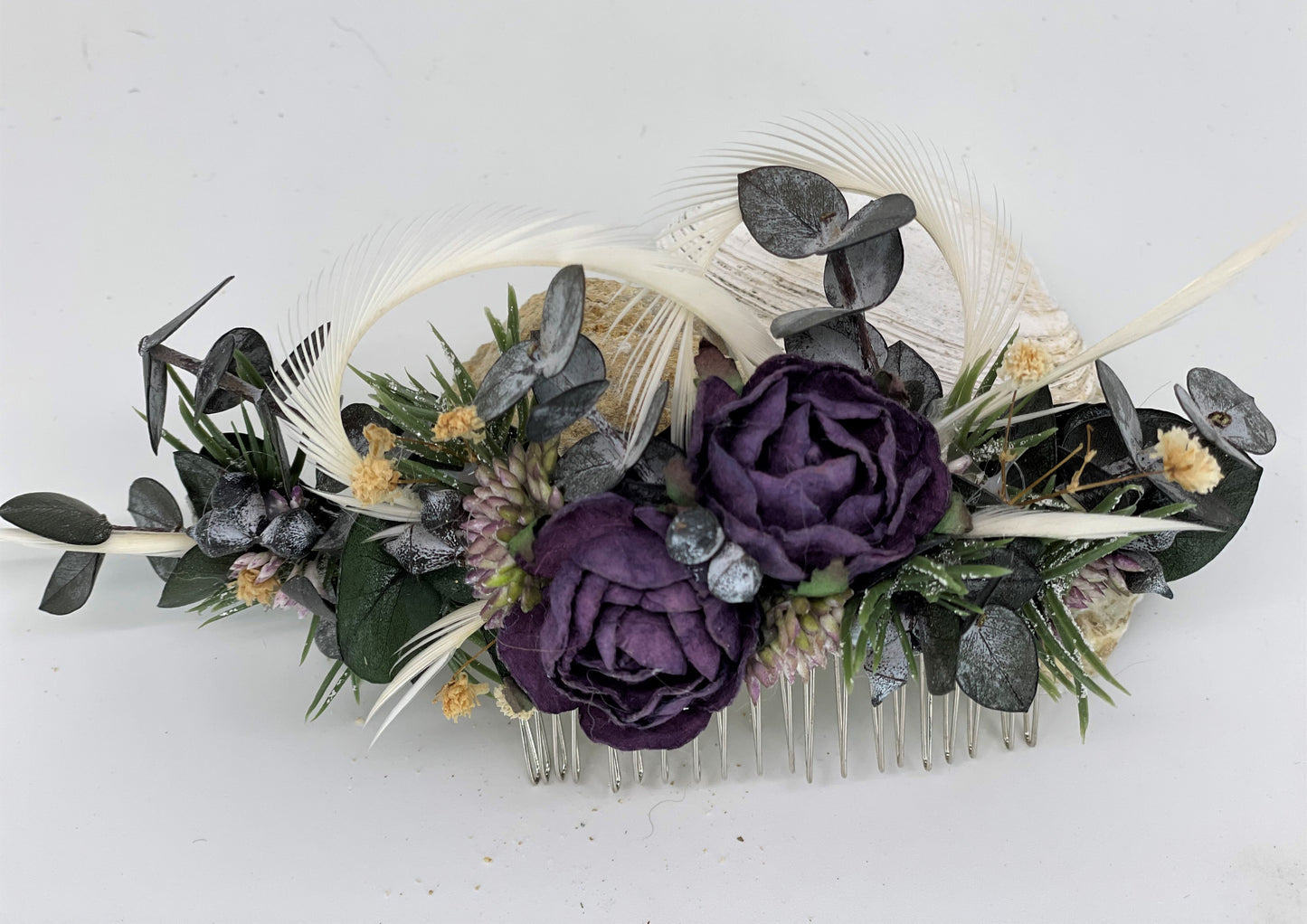 Intention setting royal beauty floral hair accessory