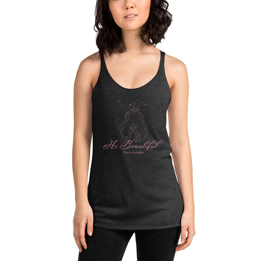 Wherever you go, go with all your heart Racerback Tank